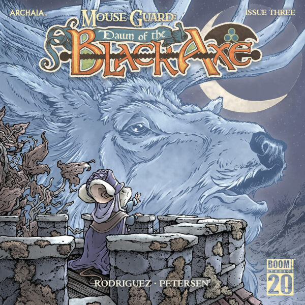 MOUSE GUARD: DAWN OF THE BLACK AXE #3: David Petersen cover B