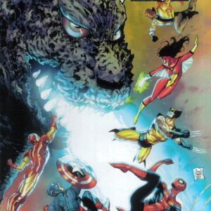 GODZILLA VS #5: Avengers #1 (Tony S. Daniel RI cover Q)