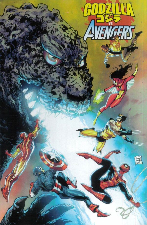 GODZILLA VS #5: Avengers #1 (Tony S. Daniel RI cover Q)