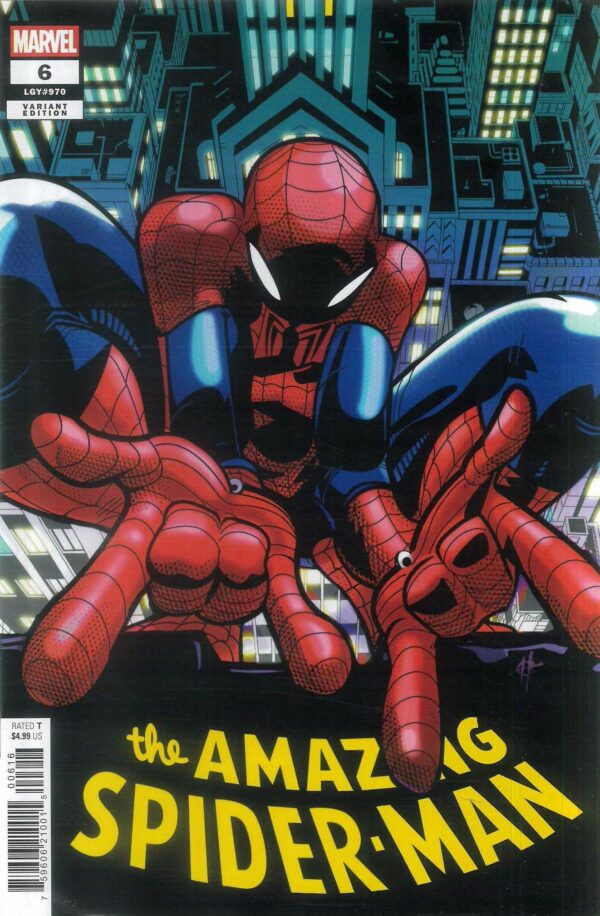 AMAZING SPIDER-MAN (2025 SERIES) #6: Damian Scott RI cover P