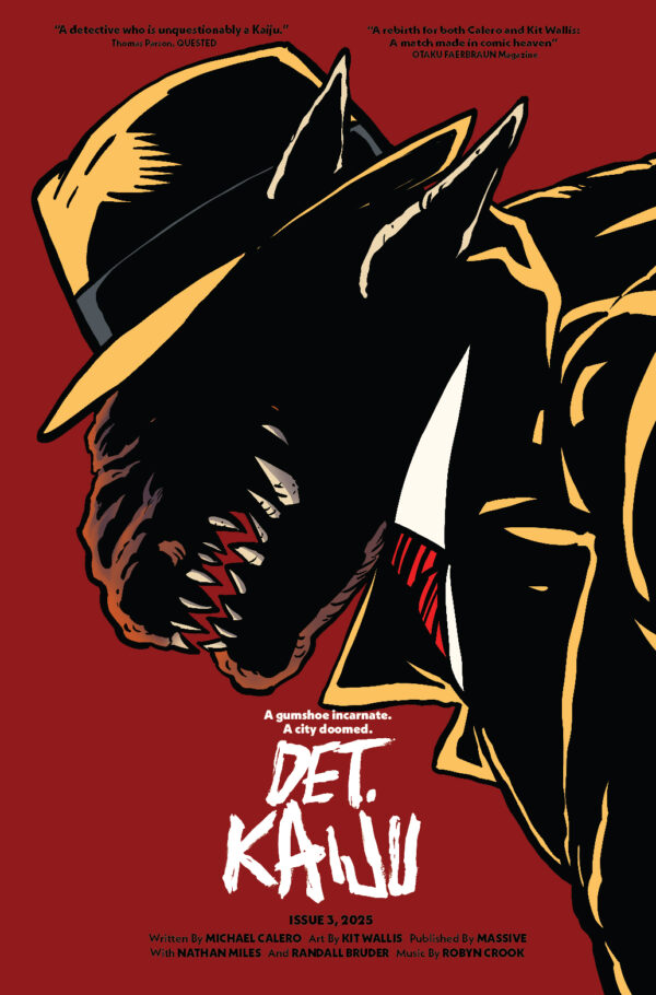 DETECTIVE KAIJU #3 Michael Calero Homage cover C