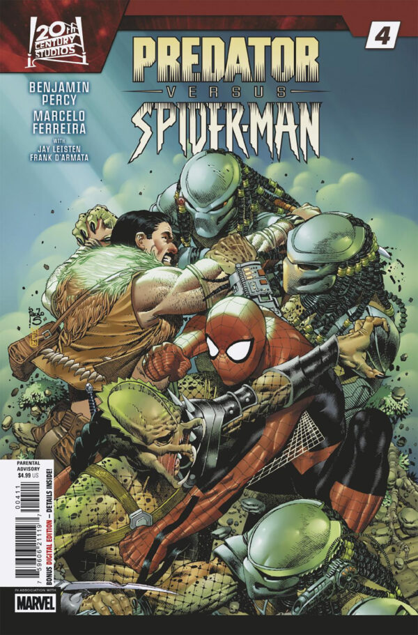 PREDATOR VS SPIDER-MAN #4: Paulo Siqueira cover A