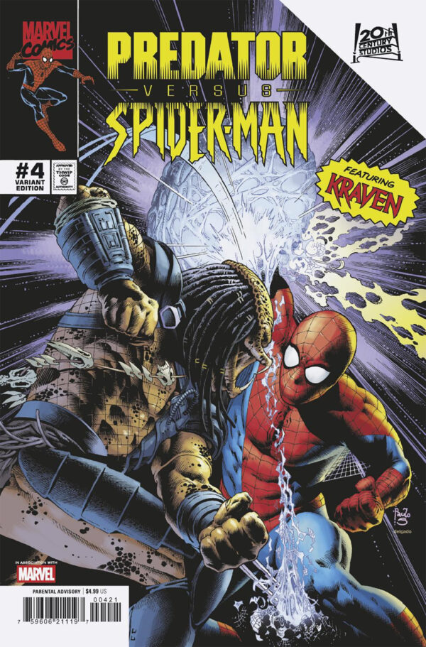 PREDATOR VS SPIDER-MAN #4: Paulo Siqueira cover B