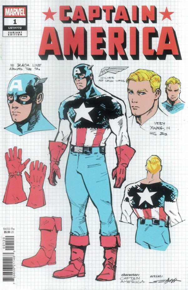 CAPTAIN AMERICA (2025 SERIES) #1: Valerio Schiti Design RI cover T