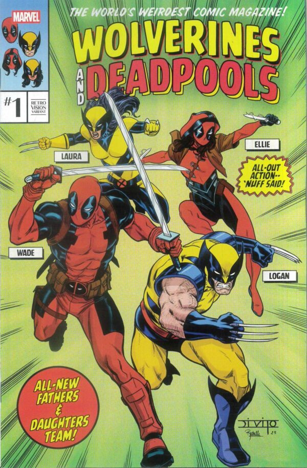 WOLVERINES & DEADPOOLS #1: Andrea Di Vito Retro Vision cover B