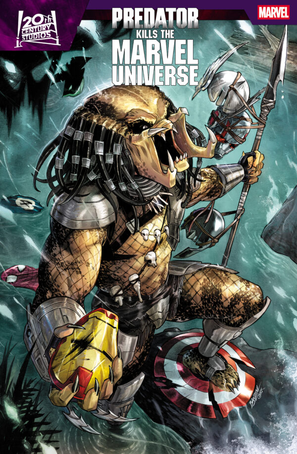 PREDATOR KILLS THE MARVEL UNIVERSE #1 Foil cover B