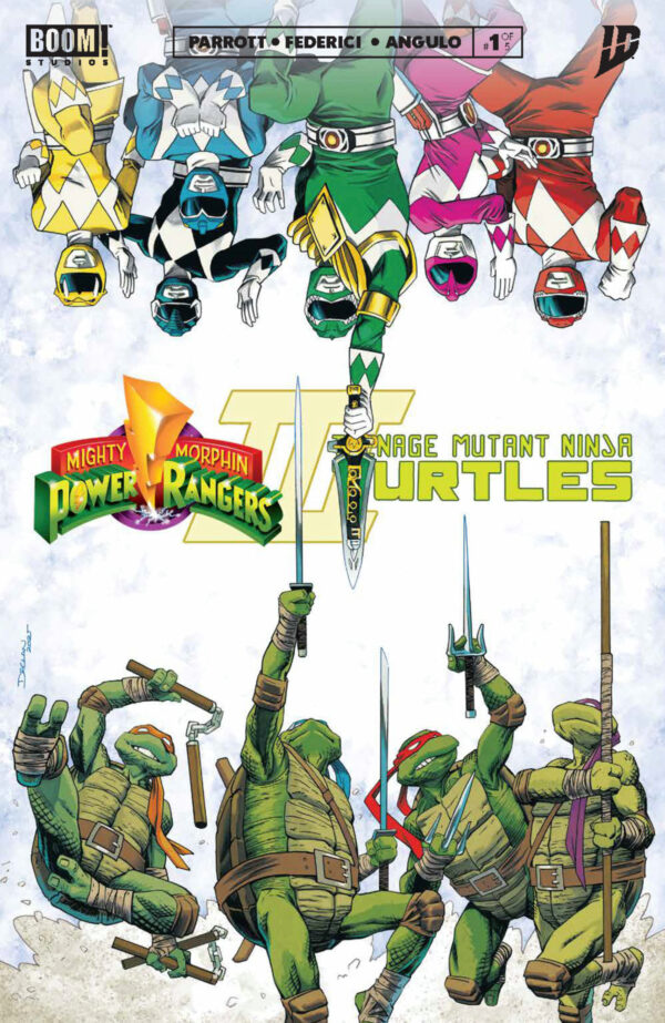 POWER RANGERS/TEENAGE MUTANT NINJA TURTLES III #1 Reveal cover N