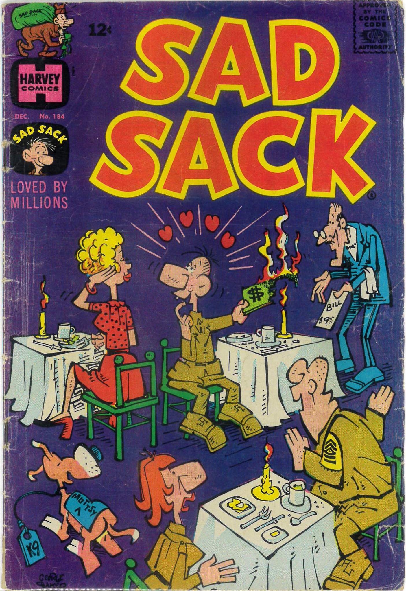 SAD SACK (1949-1993 SERIES) #184: GD/VG SAD SACK (1949-1993 SERIES) #184: GD/VG