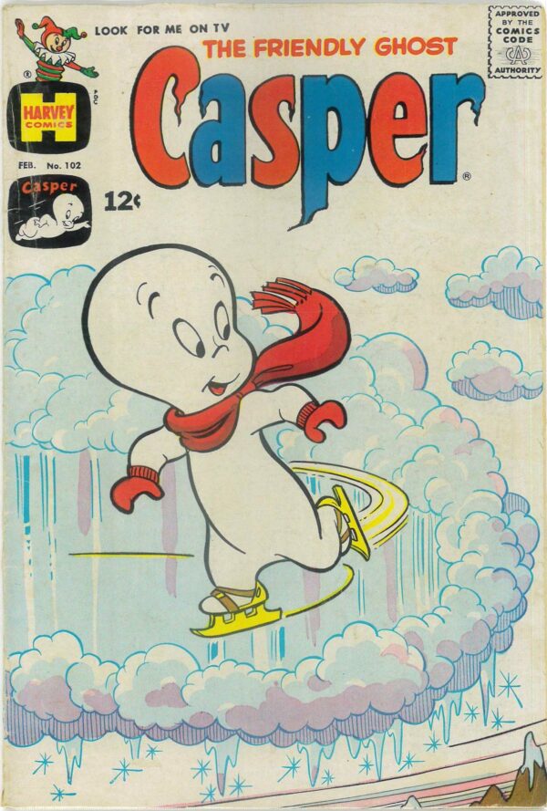 CASPER THE FRIENDLY GHOST (1952-1990 SERIES) #102: VG
