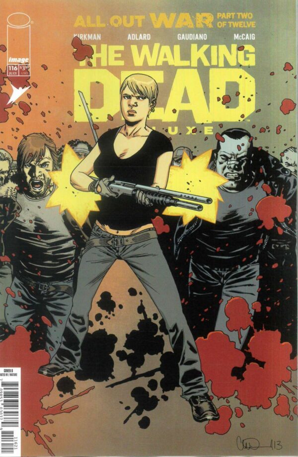 WALKING DEAD DELUXE #116: Charlie Adlard, Dave McCaig cover B