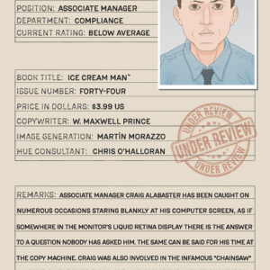 ICE CREAM MAN #44: Martin Morazzo cover A
