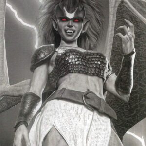 GARGOYLES: DEMONA #1: Mark Spears virgin B&W RI cover U