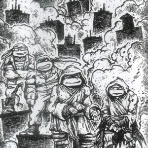 TEENAGE MUTANT NINJA TURTLES (2024 SERIES) #10: Kevin Eastman B&W RI cover D