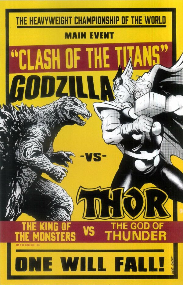 GODZILLA VS #6: Thor #1 (Lee Garbett Versus cover D)