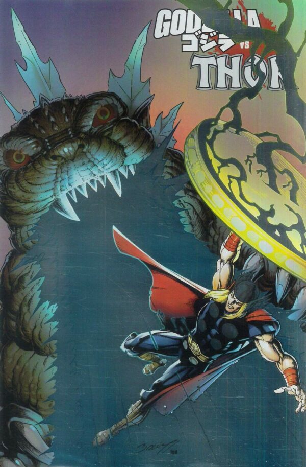 GODZILLA VS #6: Thor #1 (Mark Bagley Foil cover B)