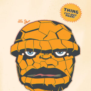 FANTASTIC FOUR (2025 SERIES) #3 Retro Halloween Mask cover F