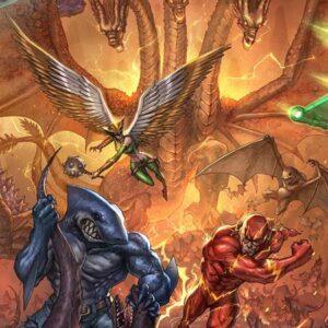 JUSTICE LEAGUE VS GODZILLA VS KONG 2 #4 Alan Quah cover C