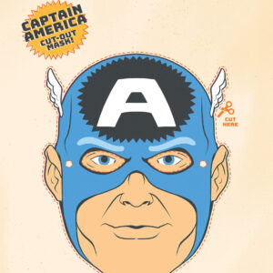 CAPTAIN AMERICA (2025 SERIES) #3 Retro Halloween Mask cover D