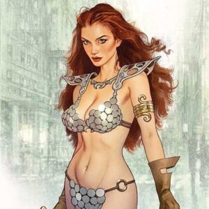 SONJA REBORN #1 Joshua Middleton virgin Foil cover I