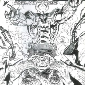 G.I. JOE: A REAL AMERICAN HERO (VARIANT EDITION) #319: Andy Kubert B&W cover B