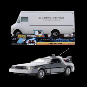 BACK TO THE FUTURE DIE CAST DELOREAN TIME MACHINE #7: Delorean 1:24 scale with Truck Box (SDCC 2025 BACK TO THE FUTURE DIE CAST DELOREAN TIME MACHINE #7: Delorean 1:24 scale with Truck Box (SDCC 2025