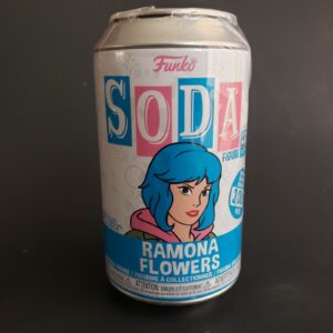 FUNKO VINYL SODA FIGURE #35: Scott Pilgrim vs the World: Ramona Flowers (blue hair) NM
