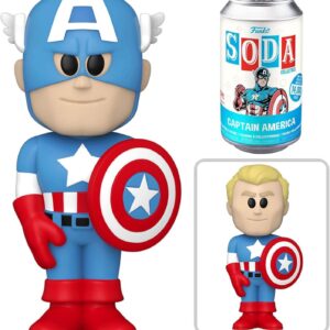 FUNKO VINYL SODA FIGURE #63: Marvel: Captain America (Steve Rogers) – NM