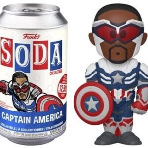 FUNKO VINYL SODA FIGURE #64: Marvel: Captain America (Sam Wilson) – NM FUNKO VINYL SODA FIGURE #64: Marvel: Captain America (Sam Wilson) – NM