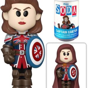 FUNKO VINYL SODA FIGURE #65: Marvel: Captain Carter – NM FUNKO VINYL SODA FIGURE #65: Marvel: Captain Carter – NM
