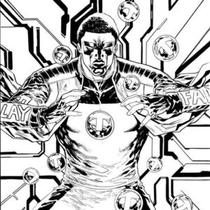MR TERRIFIC: YEAR ONE #5 Ken Lashley cover B