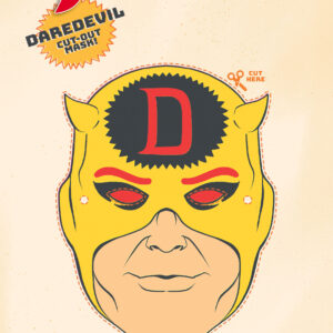 DAREDEVIL (2023 SERIES) #25 Retro Halloween Mask cover B