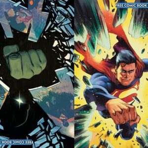 FCBD 2025 #53: DC COMICS: DC All-In Absolute Universe Foil flip cover FCBD 2025 #53: DC COMICS: DC All-In Absolute Universe Foil flip cover