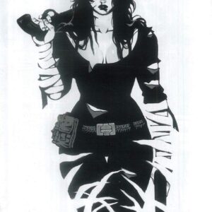 GEHENNA: NAKED AGGRESSION #4: Crom Carpenter virgin B&W RI cover D GEHENNA: NAKED AGGRESSION #4: Crom Carpenter virgin B&W RI cover D