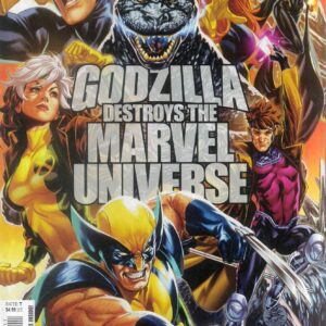 GODZILLA DESTROYS THE MARVEL UNIVERSE #3: Mark Brooks cover A GODZILLA DESTROYS THE MARVEL UNIVERSE #3: Mark Brooks cover A