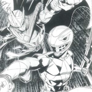 POWER RANGERS/TEENAGE MUTANT NINJA TURTLES III #2: Alessio Zonno RI cover E