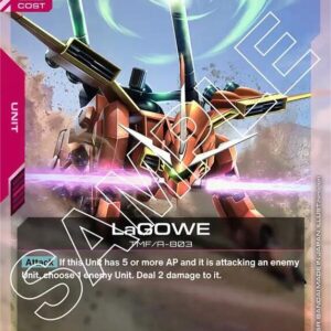 GUNDAM CARD GAME SET GD01: NEWTYPE RISING SINGLES #103: LaGOWE (R) Foil GD01-050 NM