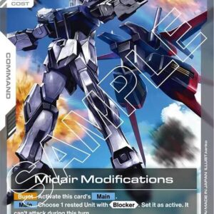 GUNDAM CARD GAME SET GD01: NEWTYPE RISING SINGLES #114: Midair Modifications (UC) Normal GD01-121 NM