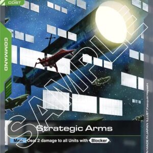 GUNDAM CARD GAME SET GD01: NEWTYPE RISING SINGLES #160: Strategic Arms (UC) Normal GD01-108 NM