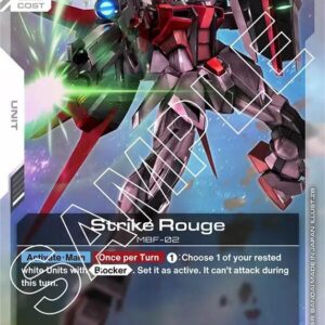 GUNDAM CARD GAME SET GD01: NEWTYPE RISING SINGLES #162: Strike Rouge (R) Foil GD01-069 NM