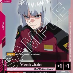GUNDAM CARD GAME SET GD01: NEWTYPE RISING SINGLES #183: Yzak Jule (UC) Normal GD01-094 NM