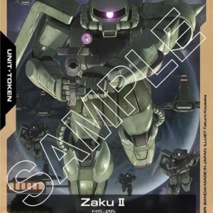 GUNDAM CARD GAME SET GD01: NEWTYPE RISING SINGLES #186: Zaku II (T-007) Token (C) Normal  NM