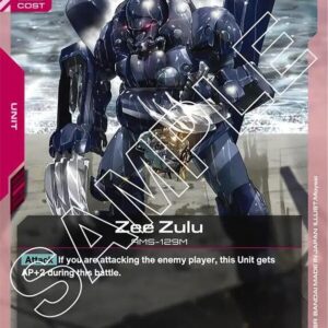 GUNDAM CARD GAME SET GD01: NEWTYPE RISING SINGLES #190: Zee Zulu (C) Normal GD01-059 NM