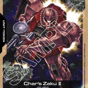 GUNDAM CARD GAME SET GD01: NEWTYPE RISING SINGLES #29: Char’s Zaku II (T-006) Token (C) Normal  NM