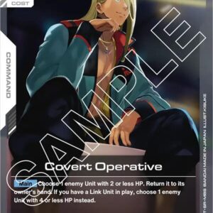 GUNDAM CARD GAME SET GD01: NEWTYPE RISING SINGLES #33: Covert Operative (C) Normal GD01-122 NM