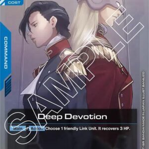 GUNDAM CARD GAME SET GD01: NEWTYPE RISING SINGLES #36: Deep Devotion (R) Foil GD01-101 NM