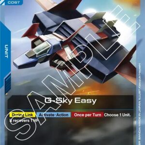 GUNDAM CARD GAME SET GD01: NEWTYPE RISING SINGLES #59: G-Sky Easy (C) Normal GD01-014 NM