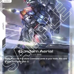 GUNDAM CARD GAME SET GD01: NEWTYPE RISING SINGLES #78: Gundam Aerial (R) Foil GD01-070 NM