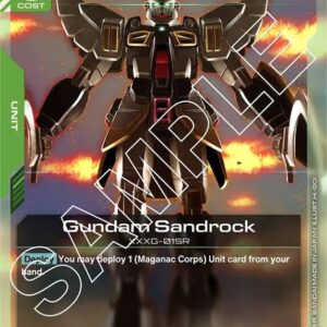 GUNDAM CARD GAME SET GD01: NEWTYPE RISING SINGLES #90: Gundam Sandrock (R) Foil GD01-028 NM