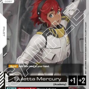 GUNDAM CARD GAME: STARTER SINGLES #123: Suletta Mercury (C) Normal ST01-011 NM GUNDAM CARD GAME: STARTER SINGLES #123: Suletta Mercury (C) Normal ST01-011 NM