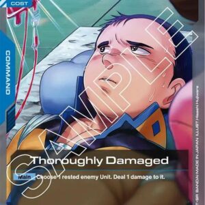GUNDAM CARD GAME: STARTER SINGLES #125: Thoroughly Damaged (C) Normal ST01-012 NM GUNDAM CARD GAME: STARTER SINGLES #125: Thoroughly Damaged (C) Normal ST01-012 NM